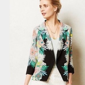 Corey Lynn Calter Anthropologie Floral Jacket S