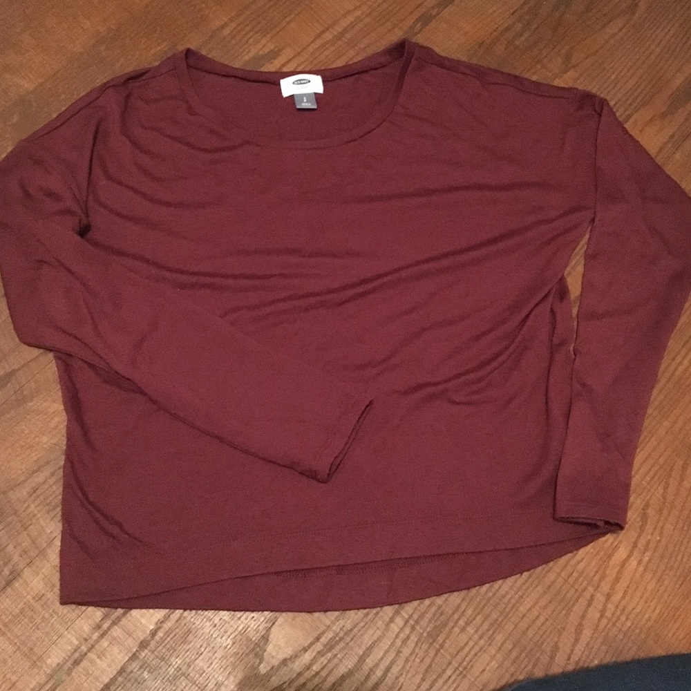 Burgundy Old-Navy Small Shirt