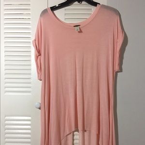 Light Pink High-Low Top