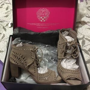Vince camuto lace up heels