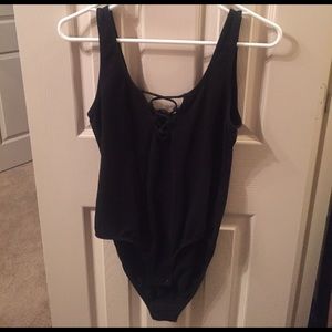 Lace Up Bodysuit