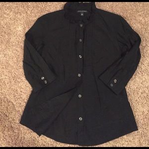 Black button up shirt