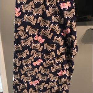 BRAND NEW LULAROE ZEBRA LEGGINGS- OS