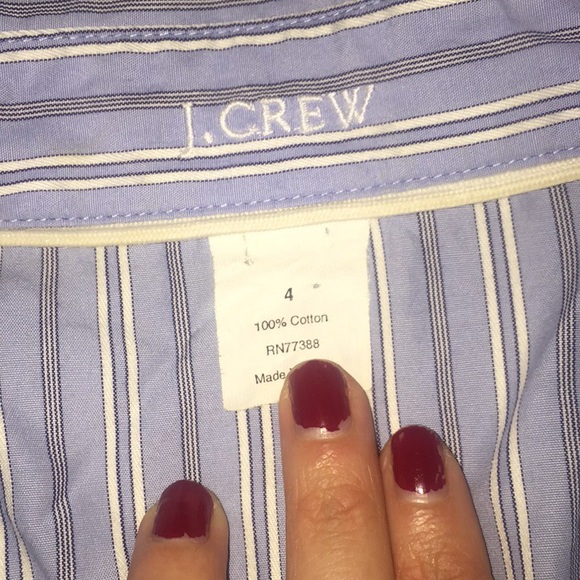 J. Crew Women's ruffled button up shirt - Picture 3 of 3