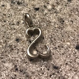 Sterling Jane Seymour Open Heart Necklace CHARM