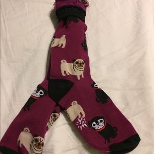 Pug knee socks