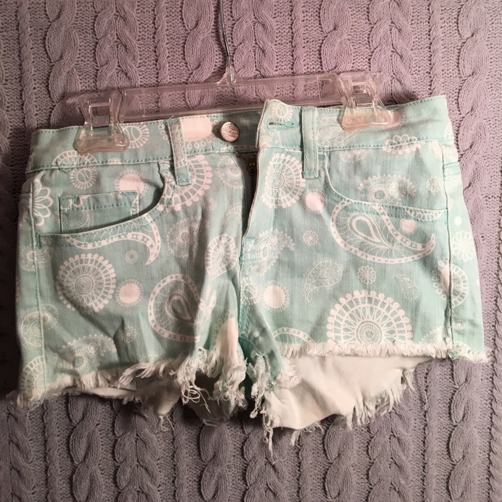 Teal Shorts