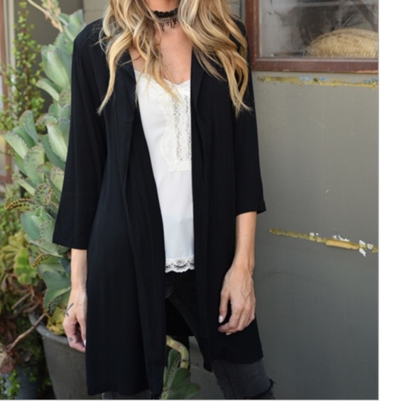 🆕Cardigan lightweight Black - Picture 3 of 3