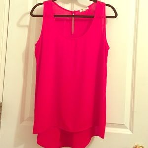 PLEIONE sleeveless pleat back blouse