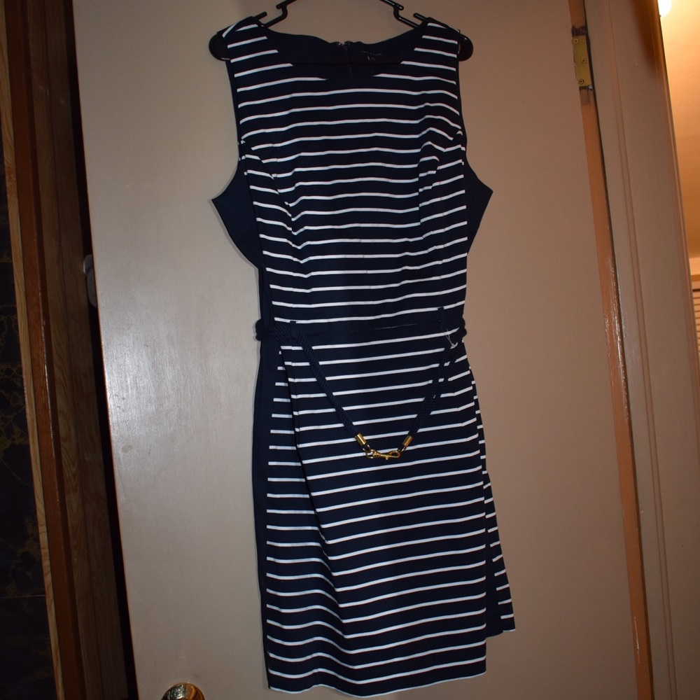 Blue and white striped Tommy Hilfiger dress