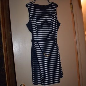 Blue and white striped Tommy Hilfiger dress