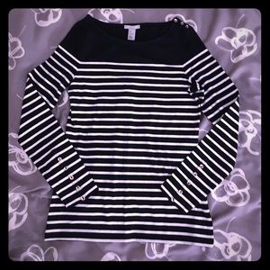 Striped long sleeve shirt