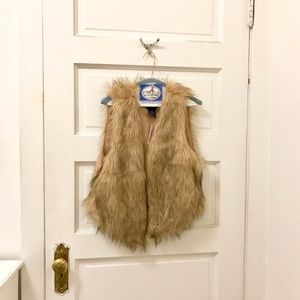 faux fur vest