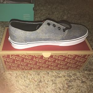 Acid denim size nine Vans