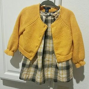 GAP dress with cardigan