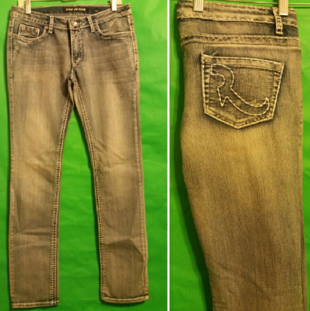 P&P blue acid washed jeans
