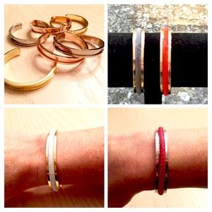 Hair tie cuff Bracelets