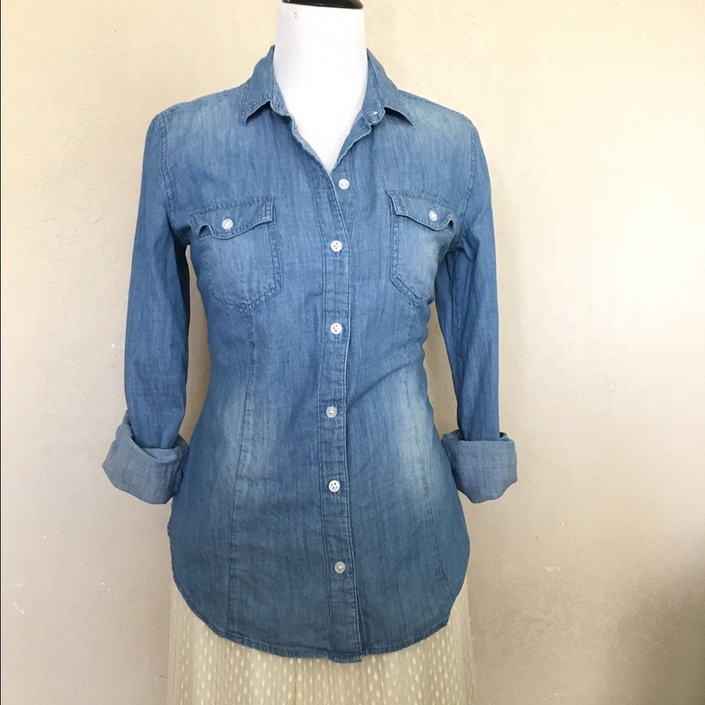LOFT Chambray Shirt