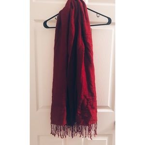 Red scarf