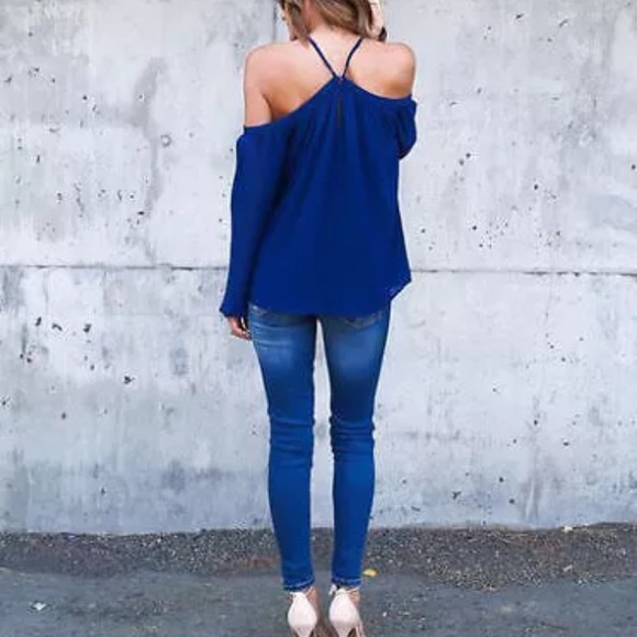 Cold Shoulder Top - Picture 2 of 8