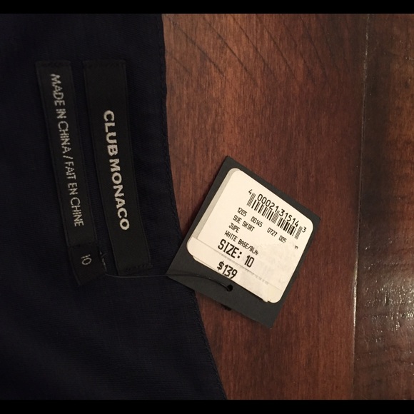 Club Monaco White Skirt Belted - Picture 4 of 6