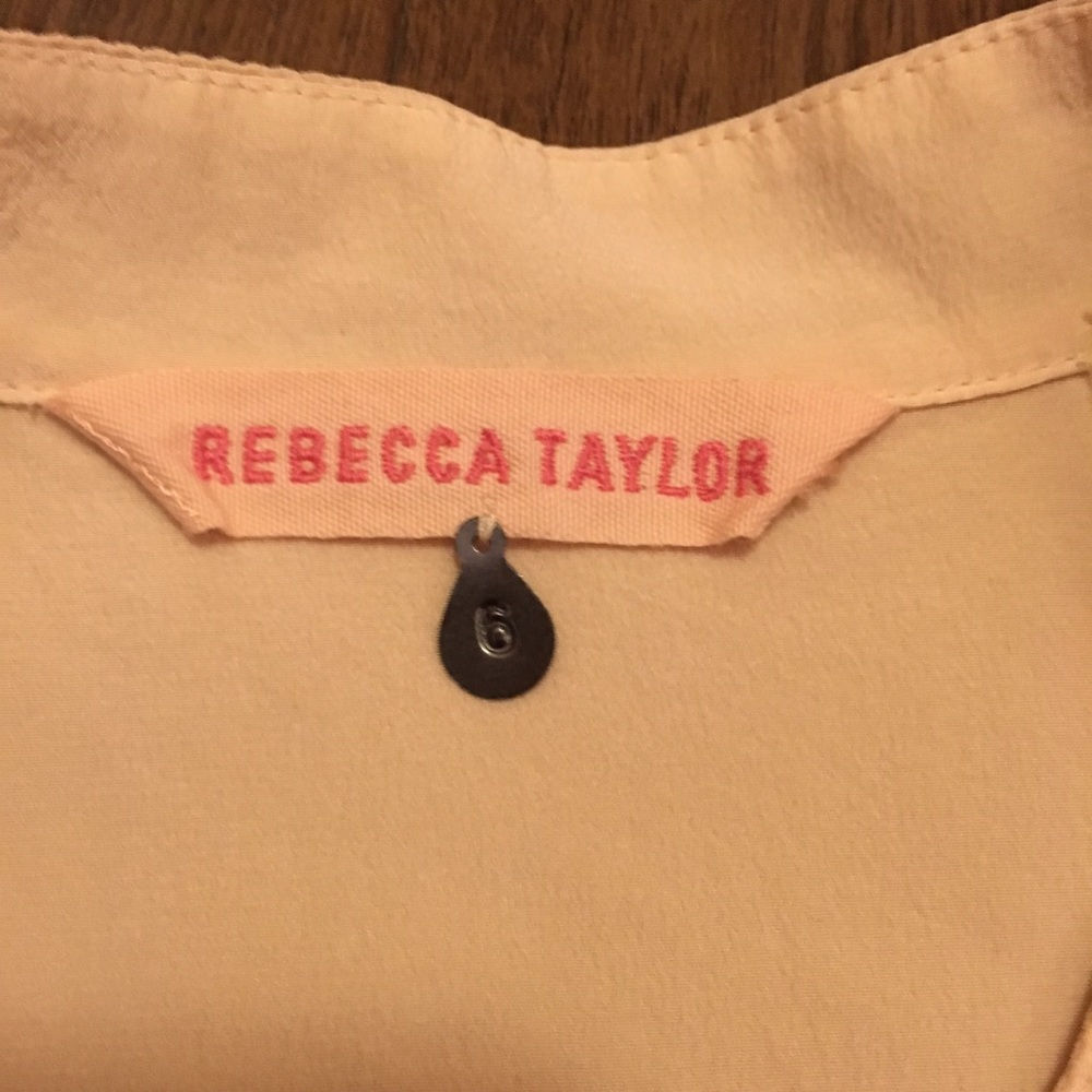 NWOT Rebecca Taylor Ombré Silk Shift Dress Size 6 - Picture 5 of 6