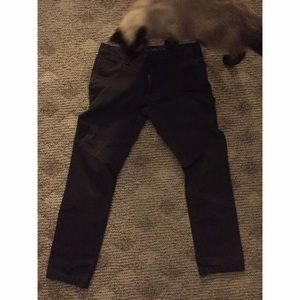 Dark Grey Skinny Leg Pants