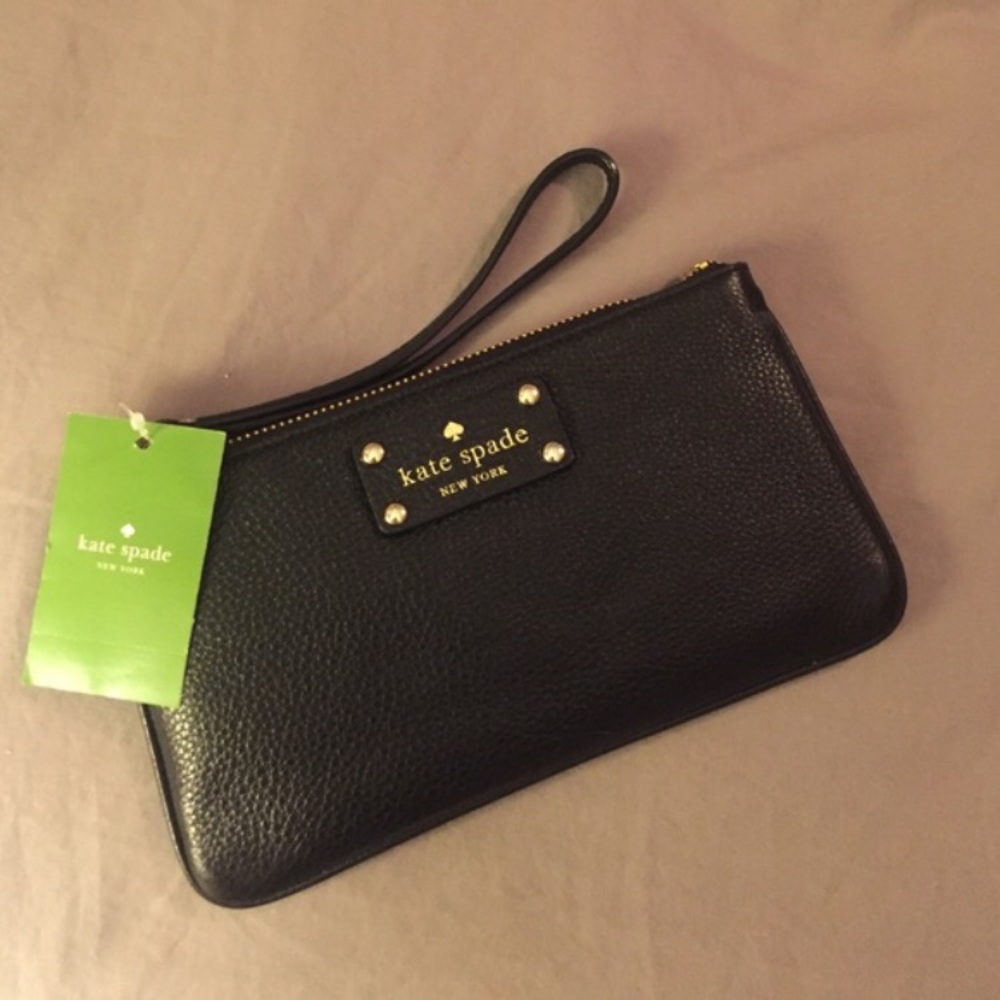Kate Spade Zippered Chrissy Black