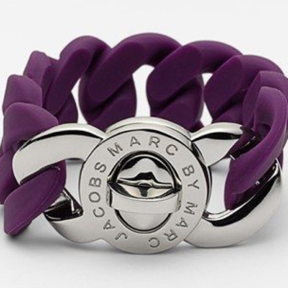 Marc Jacobs Bracelet in Purple/Silver
