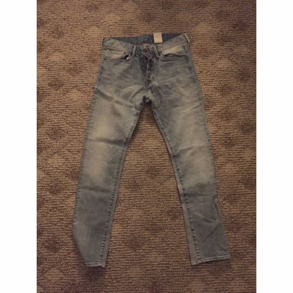 Faded H&M Slim Low Waist Jeans