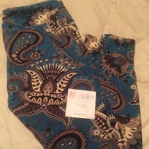 LULAROE tc leggings. Paisley