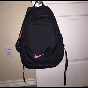 Pink & Black Nike Backpack