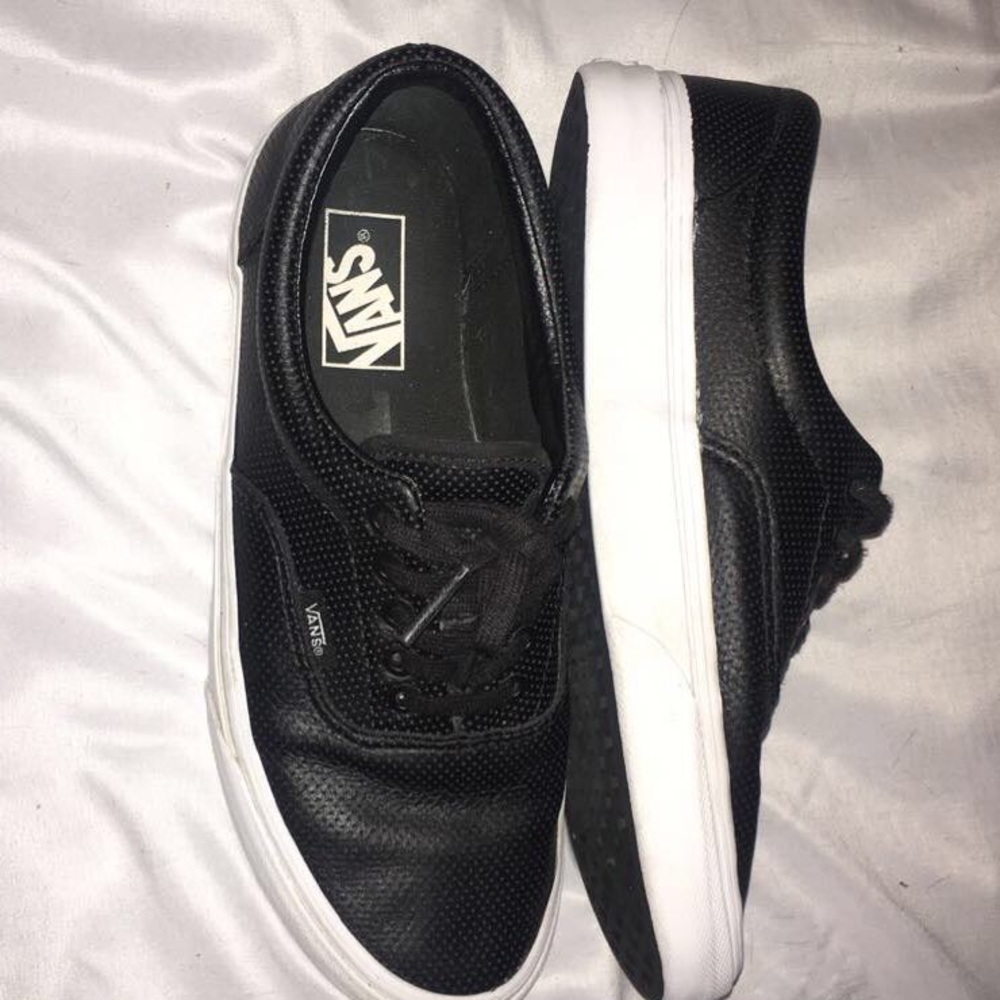 Leather vans