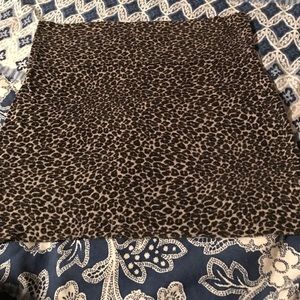 Leopard print mini skirt 🎀