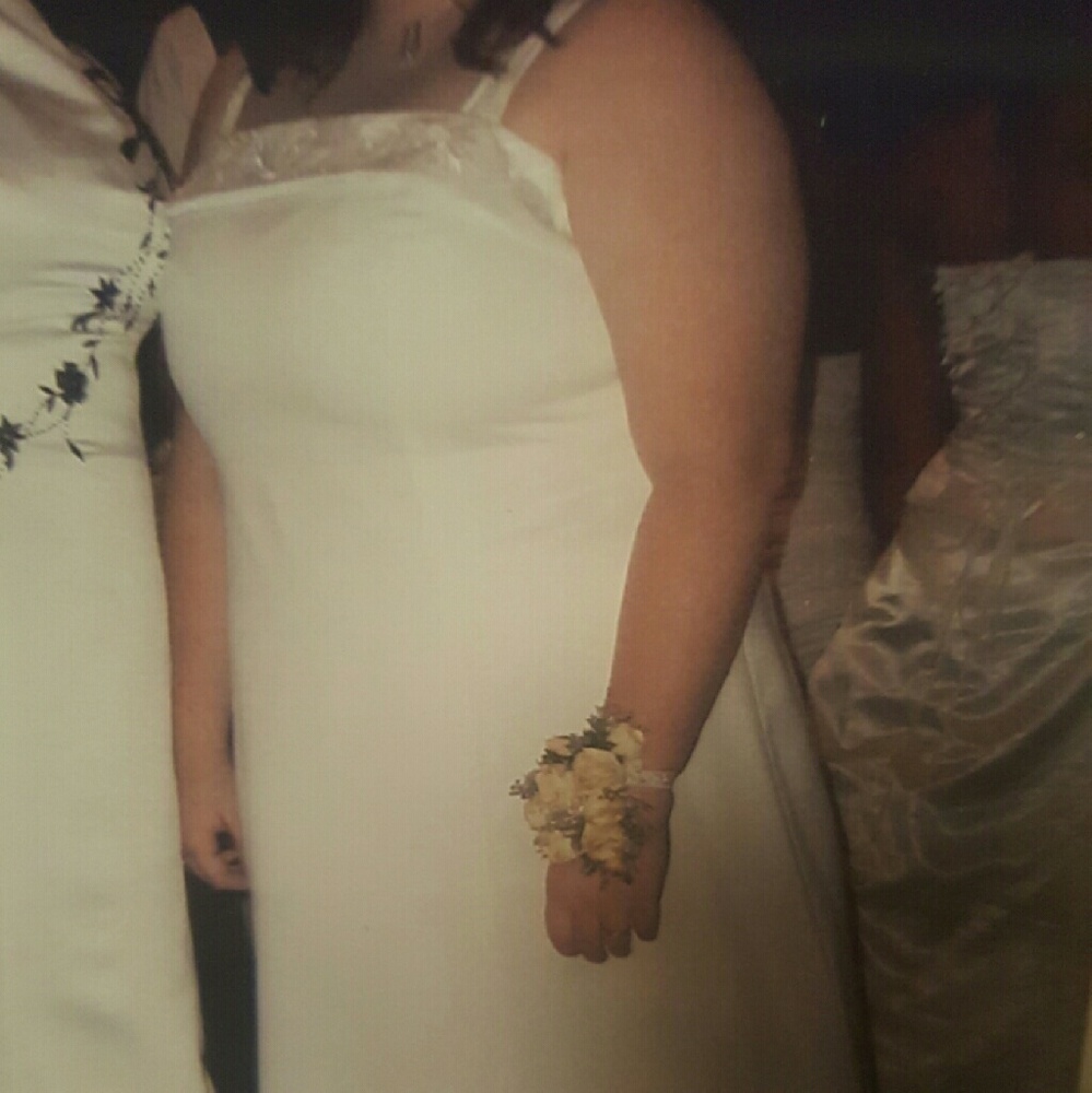 White Prom dress