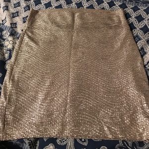 Silver mini skirt 🎀