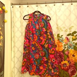 Vintage retro mod 60s go-go A-line dress