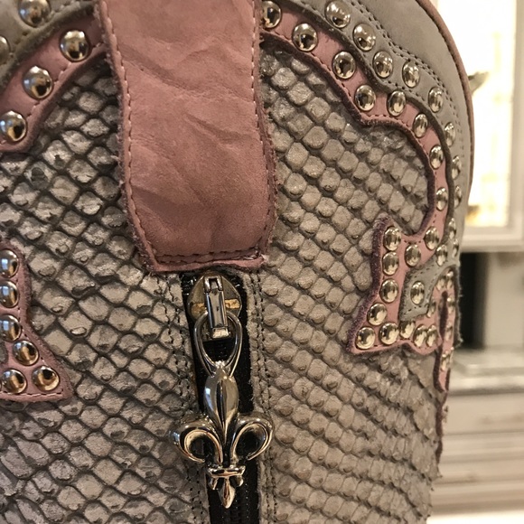 🚫SOLD🚫DONALD J PLINER SNAKESKIN BOOTS JACKIE - Picture 6 of 7