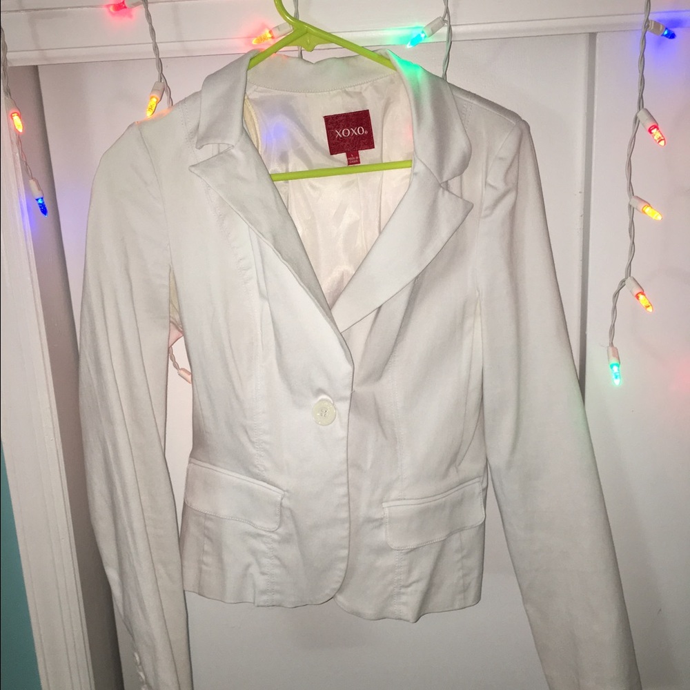 XOXO White Blazer
