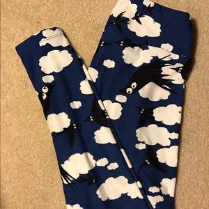 New LuLaRoe Leggings - Birds Unicorn- OS - NWT