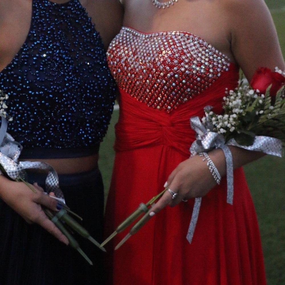 Red Prom Dress - Picture 2 of 4
