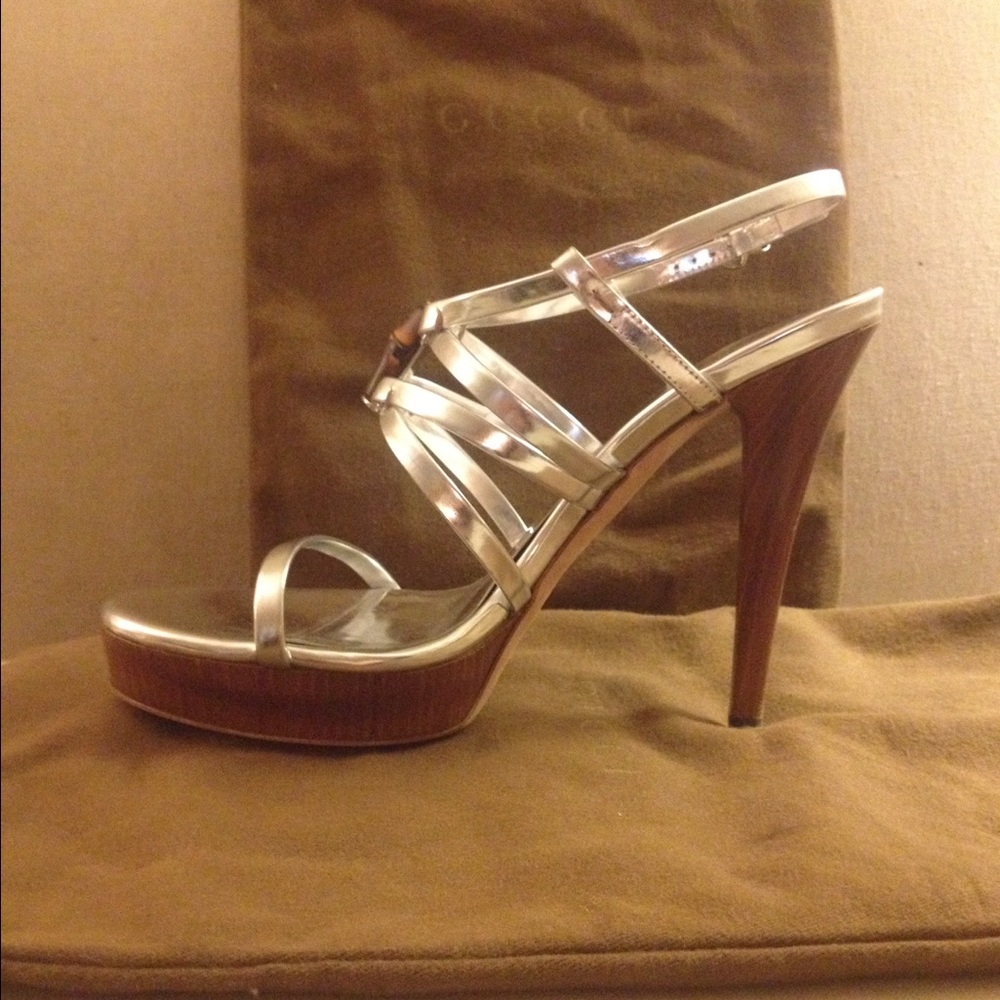 GUCCI Bamboo Strappy Sandal