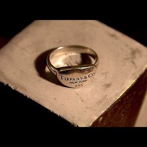 Vintage Please Return To Tiffany Ring * 5.5