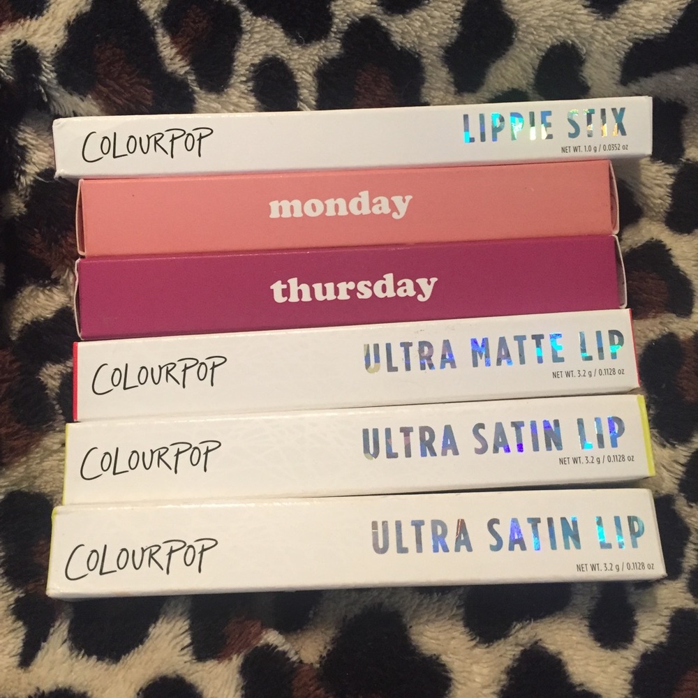 LAST PRICE DROP! Colourpop Lip Bundle
