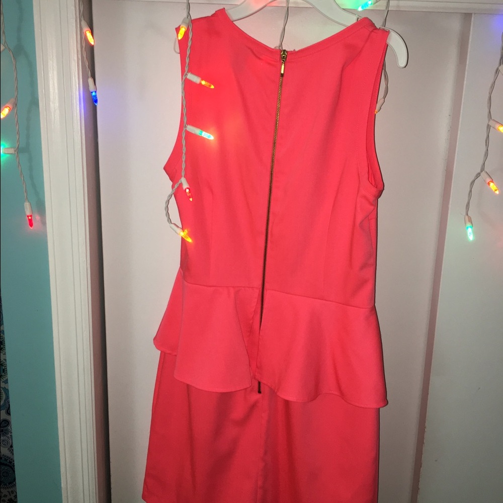 Bright Pink Mini Dress