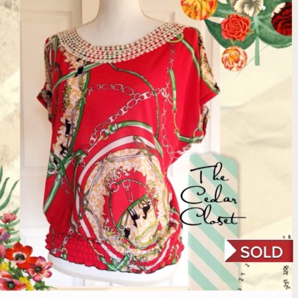 ACE FASHION Real Silk top M