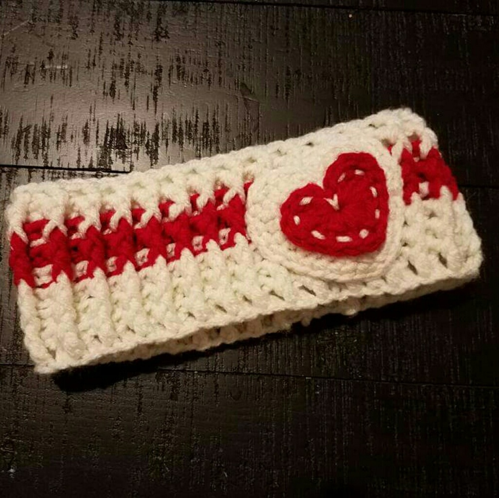 Youth/Adult Valentine head wrap