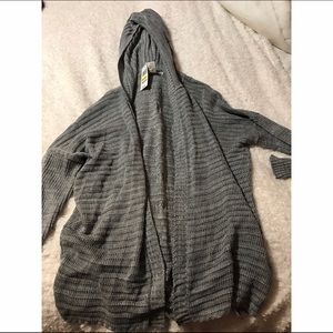 GRAY M CARDIGAN