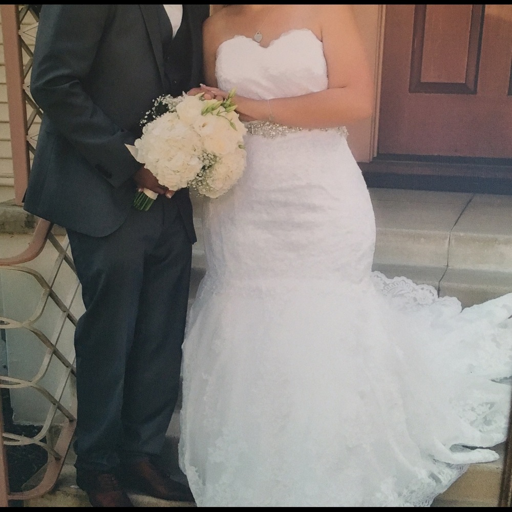 Davids bridal wedding gown!