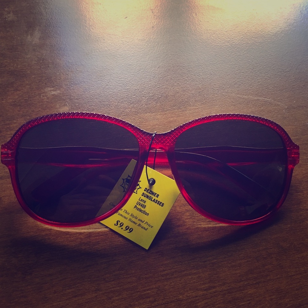 Red sunglasses